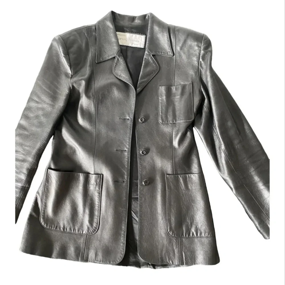Gorgeous vintage leather blazer